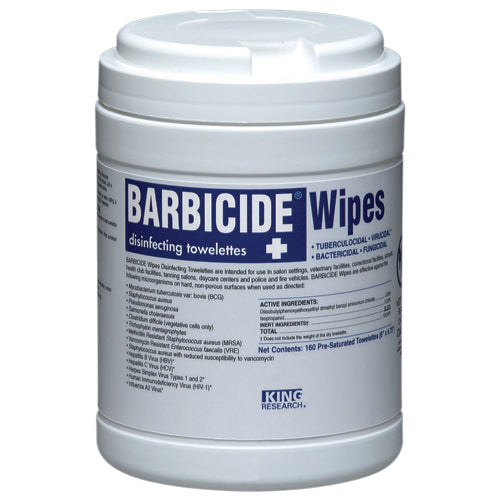 Barbicide Disinfectant Wipes 160ct