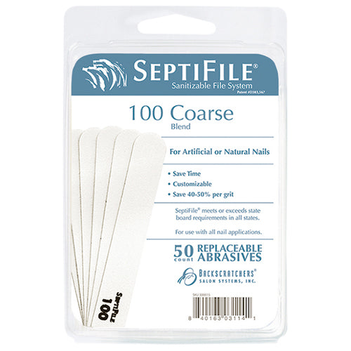 Backscratchers SeptiFile 100 Grit 50ct
