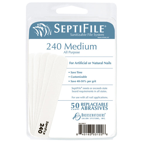 Backscratchers SeptiFile 240 Grit 50ct