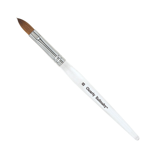 Americanails Clearly Kolinsky | Precision Acrylic Brush Oval #8