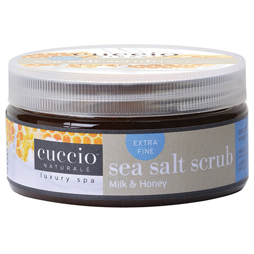 Cuccio Sea Salt Scrub | Milk & Honey 8oz
