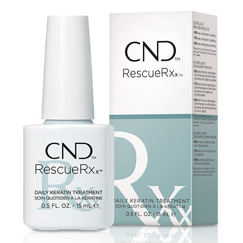 Tratamiento diario de queratina CND RescueRXx de 0.5 oz