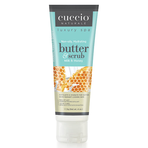 Cuccio Butter & Scrub | Milk & Honey 4oz