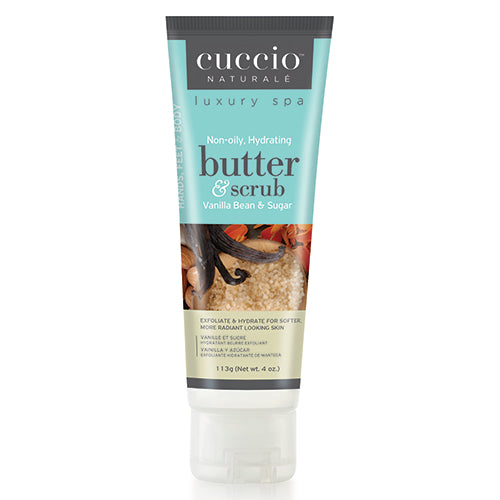 Cuccio Butter & Scrub | Vanilla Bean & Sugar 4oz
