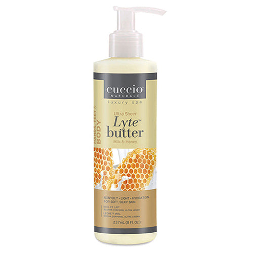 Cuccio Lyte Body Butter | Milk & Honey 8oz