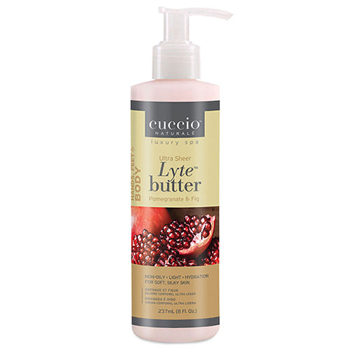 Cuccio Lyte Body Butter | Pomegranate & Fig 8oz