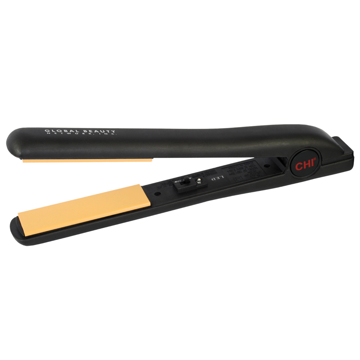 Ceramic Hairstyling Iron Hot & Hotter Gold Ceramic On/Off Flat Iron 1in, 1 Count Hair  main image 3