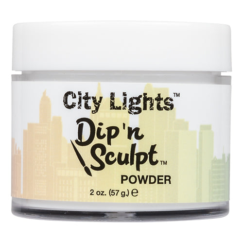 Nouveau Nail City Lights Dip 'N Sculpt | White 2oz