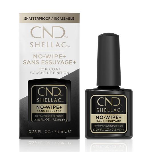 CND Shellac No-Wipe+ Top Coat .25oz