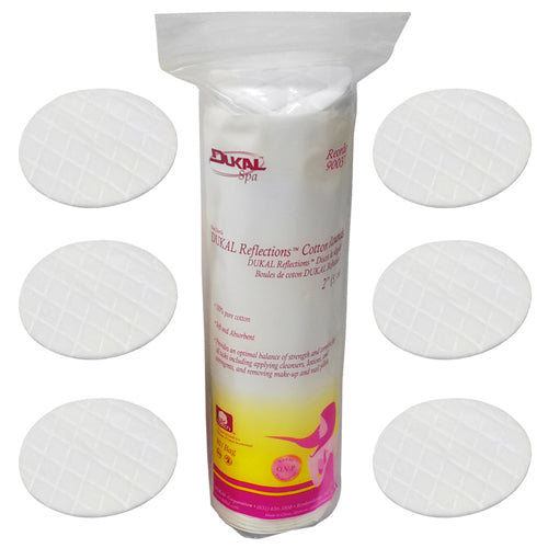 Dukal Spa 2" Cotton Rounds 80ct