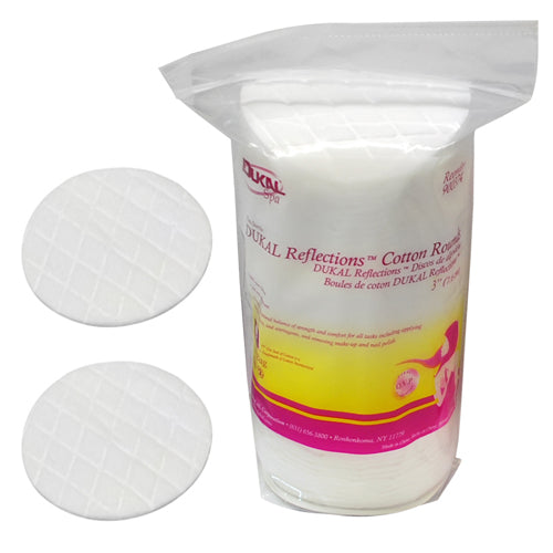 Dukal Spa 3" Cotton Rounds 50ct