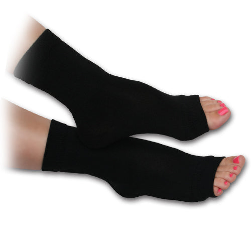 Fancy Feet Pedicure Socks | Black 1pr