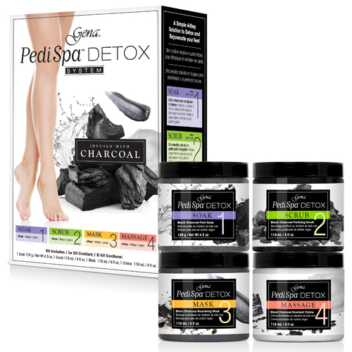Gena PediSpa Detox Charcoal Kit