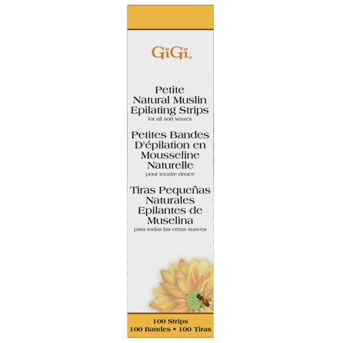 GiGi Natural Muslin Strips | Petite 100ct