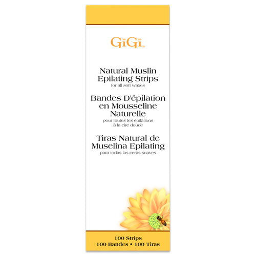 Tiras de muselina natural GiGi | Pequeñas (100 unidades)
