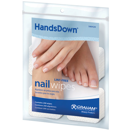 Graham Handsdown Nail Wipes 200ct