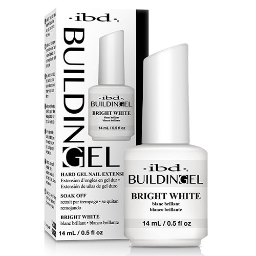 IBD Brush-On Building Gel | Bright White .5oz
