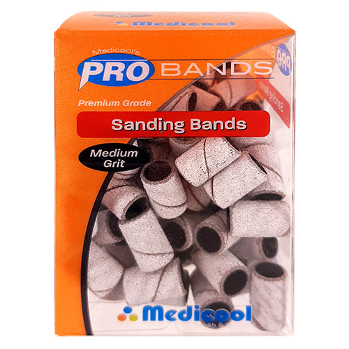 Medicool Pro Zebra Sanding Bands | Medium 100ct