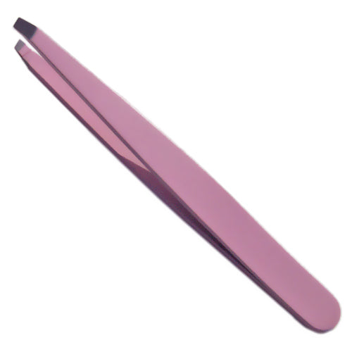 Spa Basix Pink Slant Tweezer