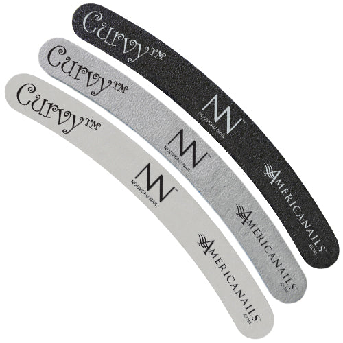 Nouveau Nail Curvy File Trio