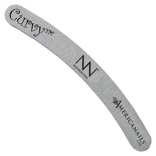 Nouveau Nail Curvy File | Zebra 100/180 Grit