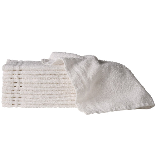 Toallas de manicura de tela de rizo Spa Basix, 12 unidades