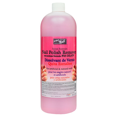 ProNail Non-Acetone Polish Remover 32oz Case (12 Pack)