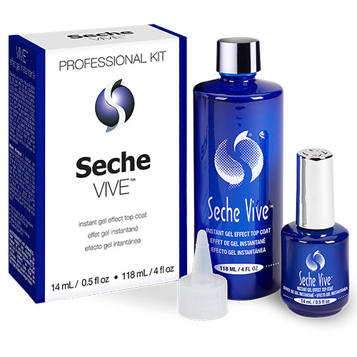 Seche Vive Gel Effect Top Coat Pro Kit