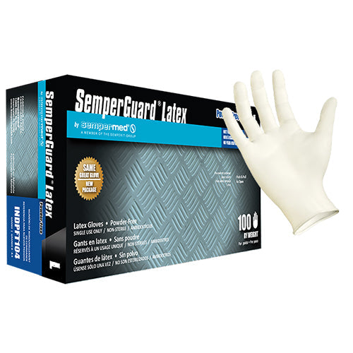 SemperGuard Latex Gloves Case 1000ct