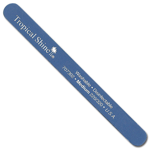 Tropical Shine Straight File | Blue 220/320 Grit 12ct
