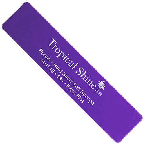Tropical Shine Hard Shell Soft Sponge | Purple 180 Grit 12ct