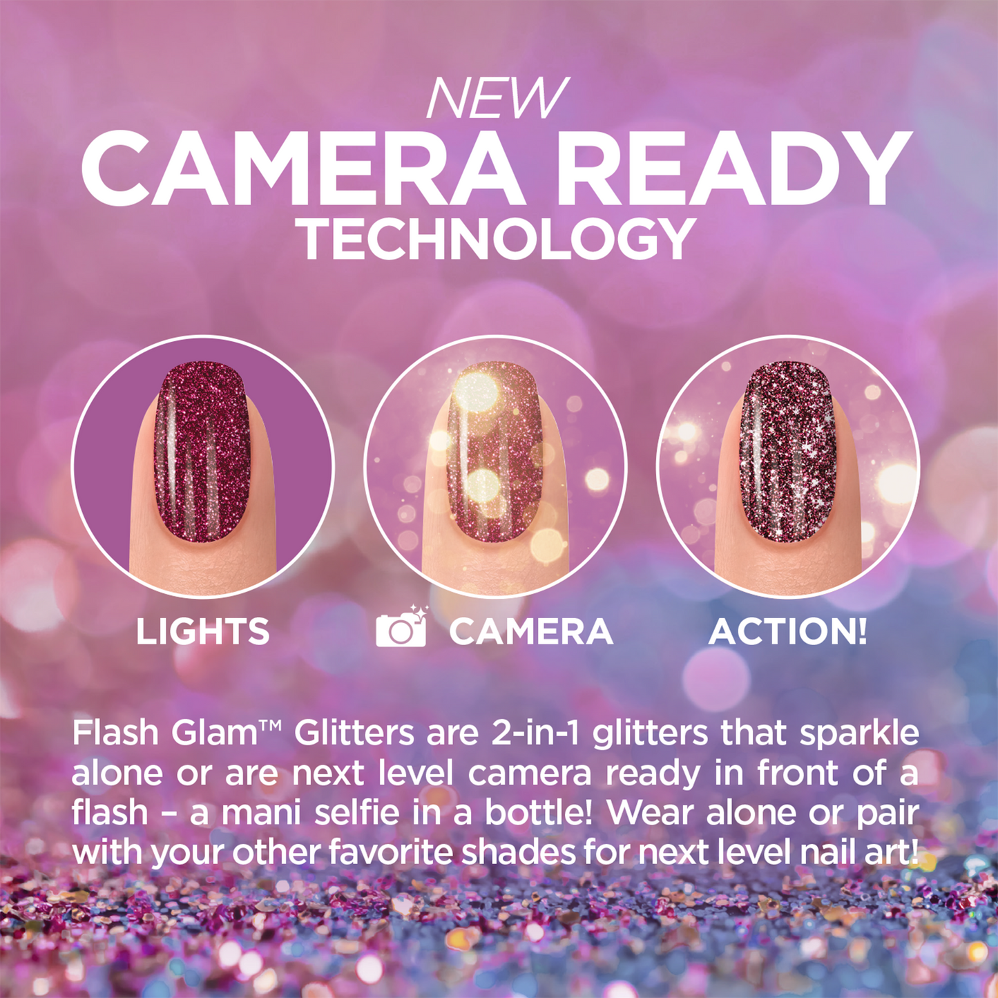 Gelish Soak-Off Gel Polish | Time To Sparkle .5oz