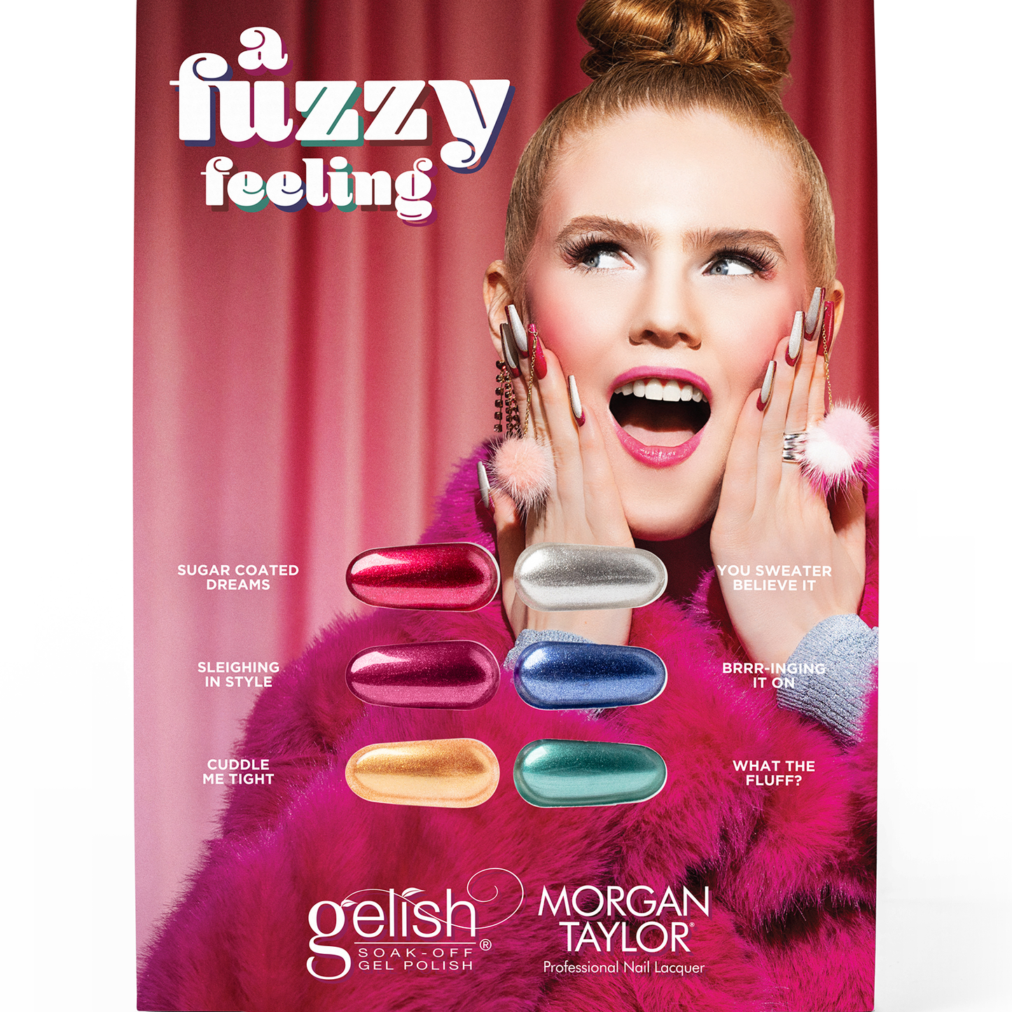 Morgan Taylor A Fuzzy Feeling Collection Display 12ct
