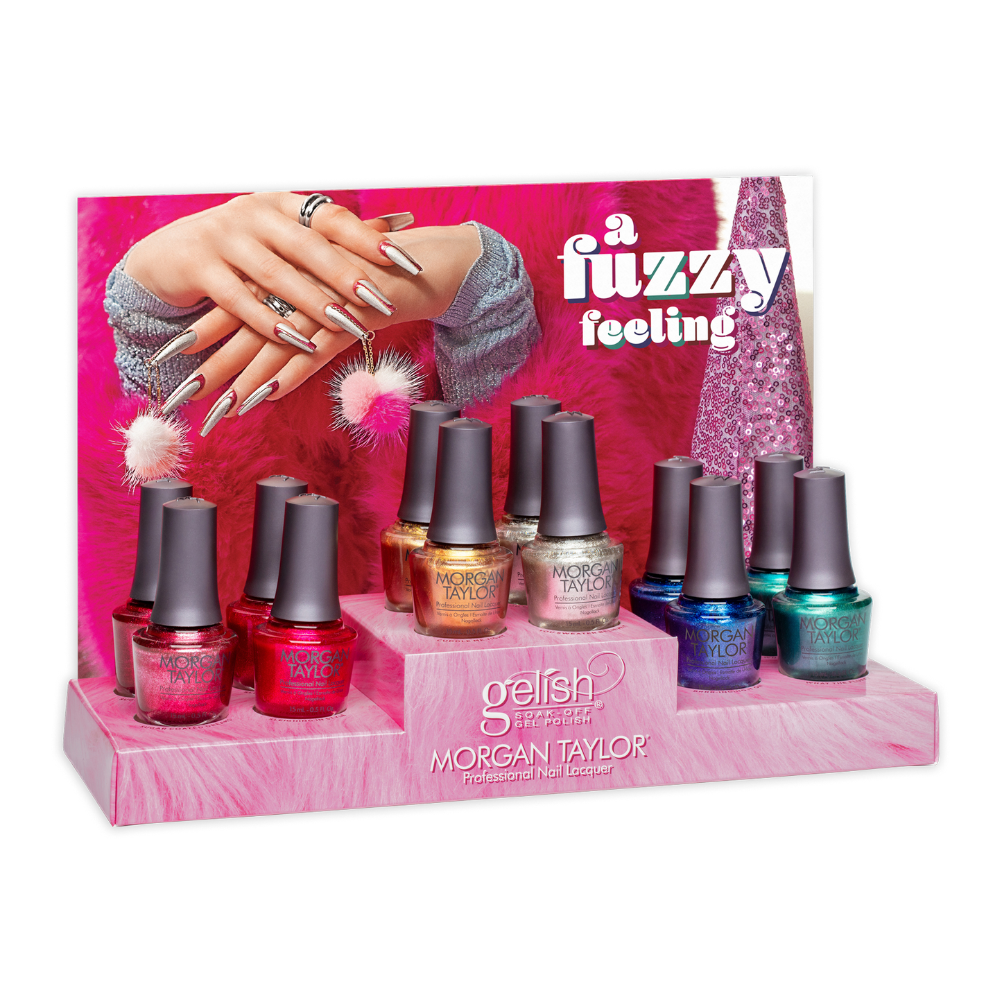 Morgan Taylor A Fuzzy Feeling Collection Display 12ct