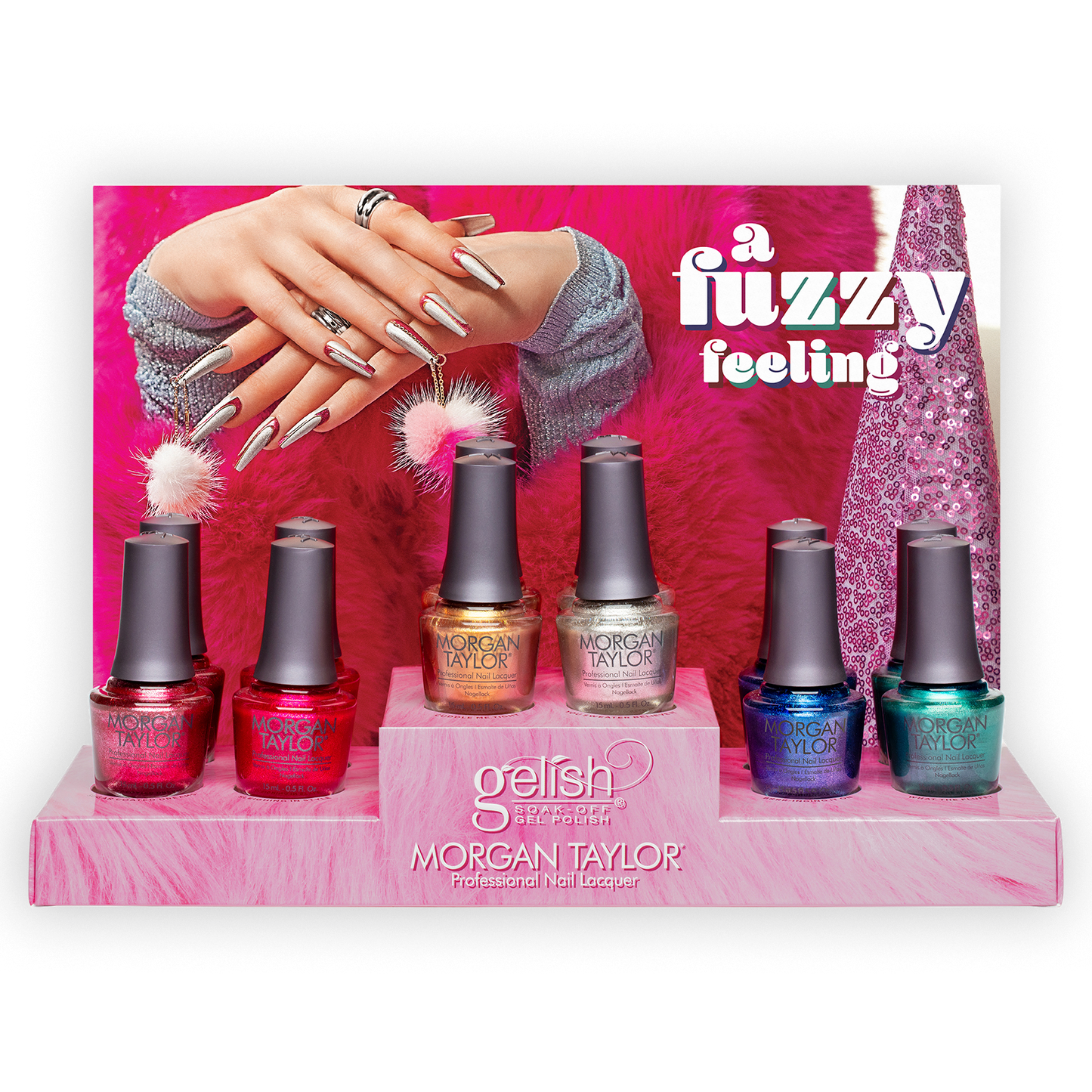 Morgan Taylor A Fuzzy Feeling Collection Display 12ct