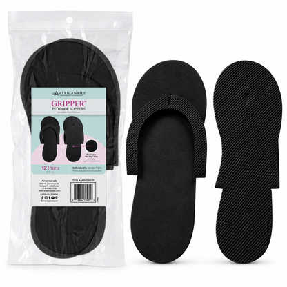Bolsa de 12 pantuflas con agarre Americanails