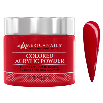Americanails Colored Acrylic Powder | Berry Red 2oz