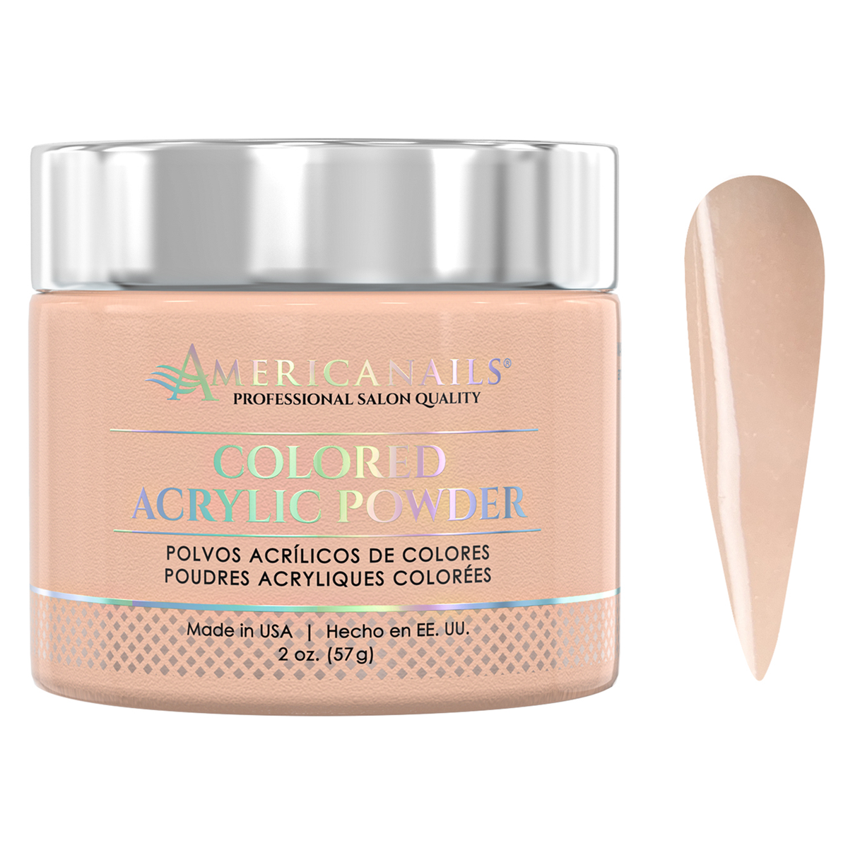 Americanails Colored Acrylic Powder | Cafe Latte 2oz