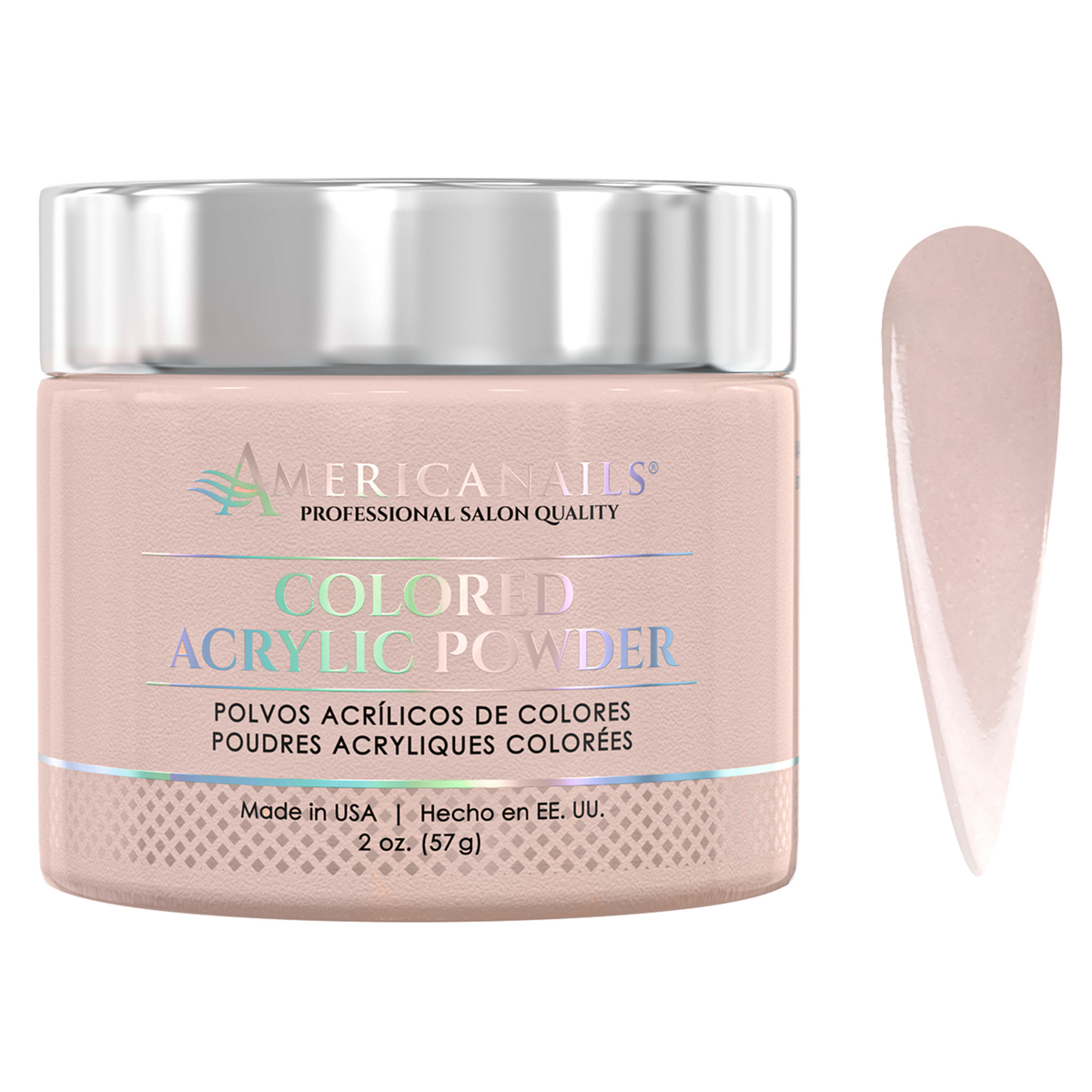 Americanails Colored Acrylic Powder | Nude Attitude 2oz