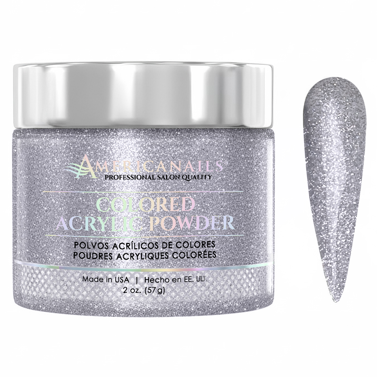 Americanails Colored Acrylic Powder | Opal Glitter 2oz