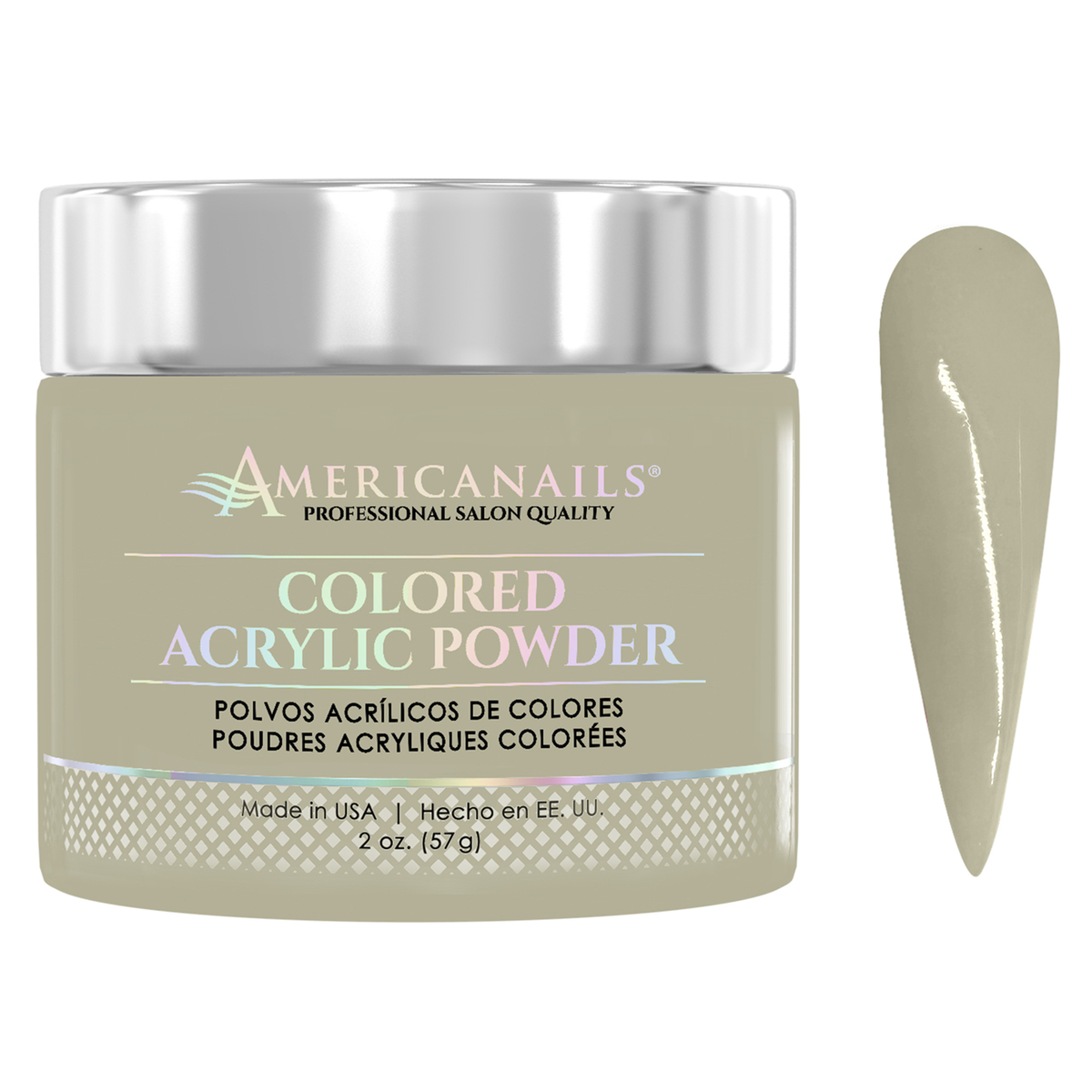Americanails Colored Acrylic Powder | Pastel Yellow 2oz