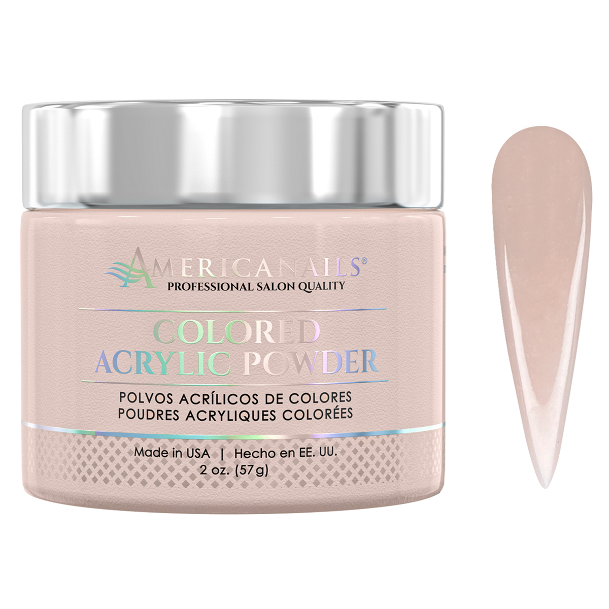 Americanails Colored Acrylic Powder | Pink Champagne 2oz