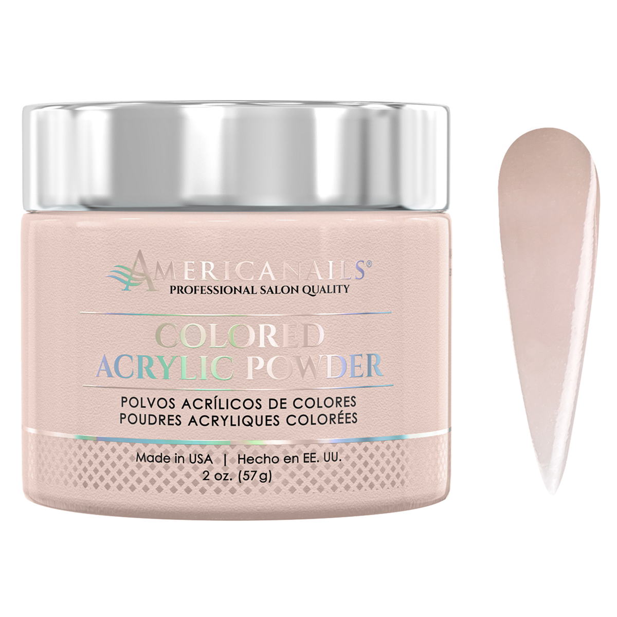 Americanails Colored Acrylic Powder | Touch Of Blush 2oz