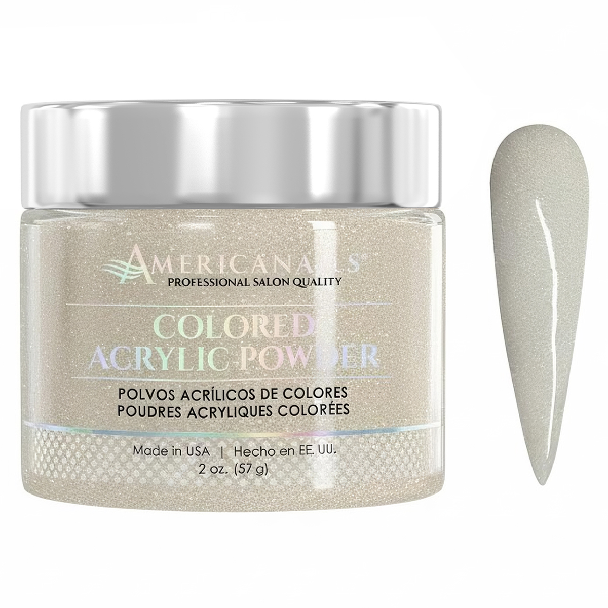 Americanails Colored Acrylic Powder | Wedding Dress 2oz