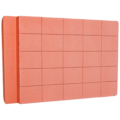Americanails Orange Mini Buffers | 180/240 Grit Case 1500ct