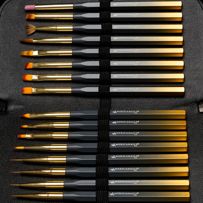 Americanails Pro-Series Nail Art Brush Collection 16ct