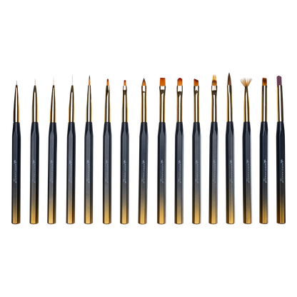 Americanails Pro-Series Nail Art Brush Collection 16ct