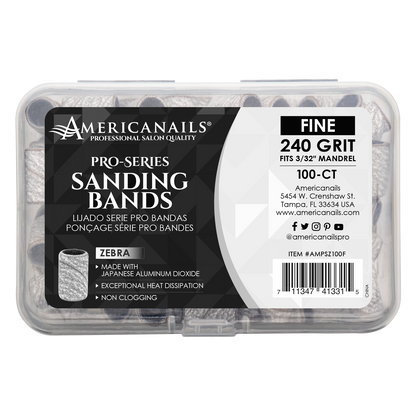 FREE Americanails Pro-Series Zebra Sanding Bands 100ct
