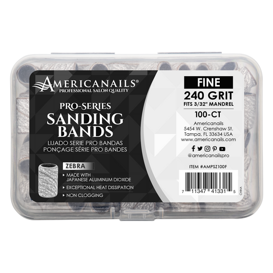 FREE Americanails Pro-Series Zebra Sanding Bands 100ct