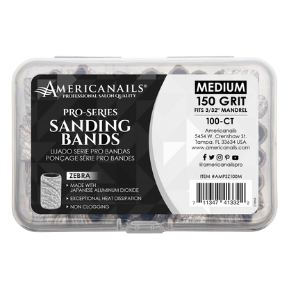 FREE Americanails Pro-Series Zebra Sanding Bands 100ct